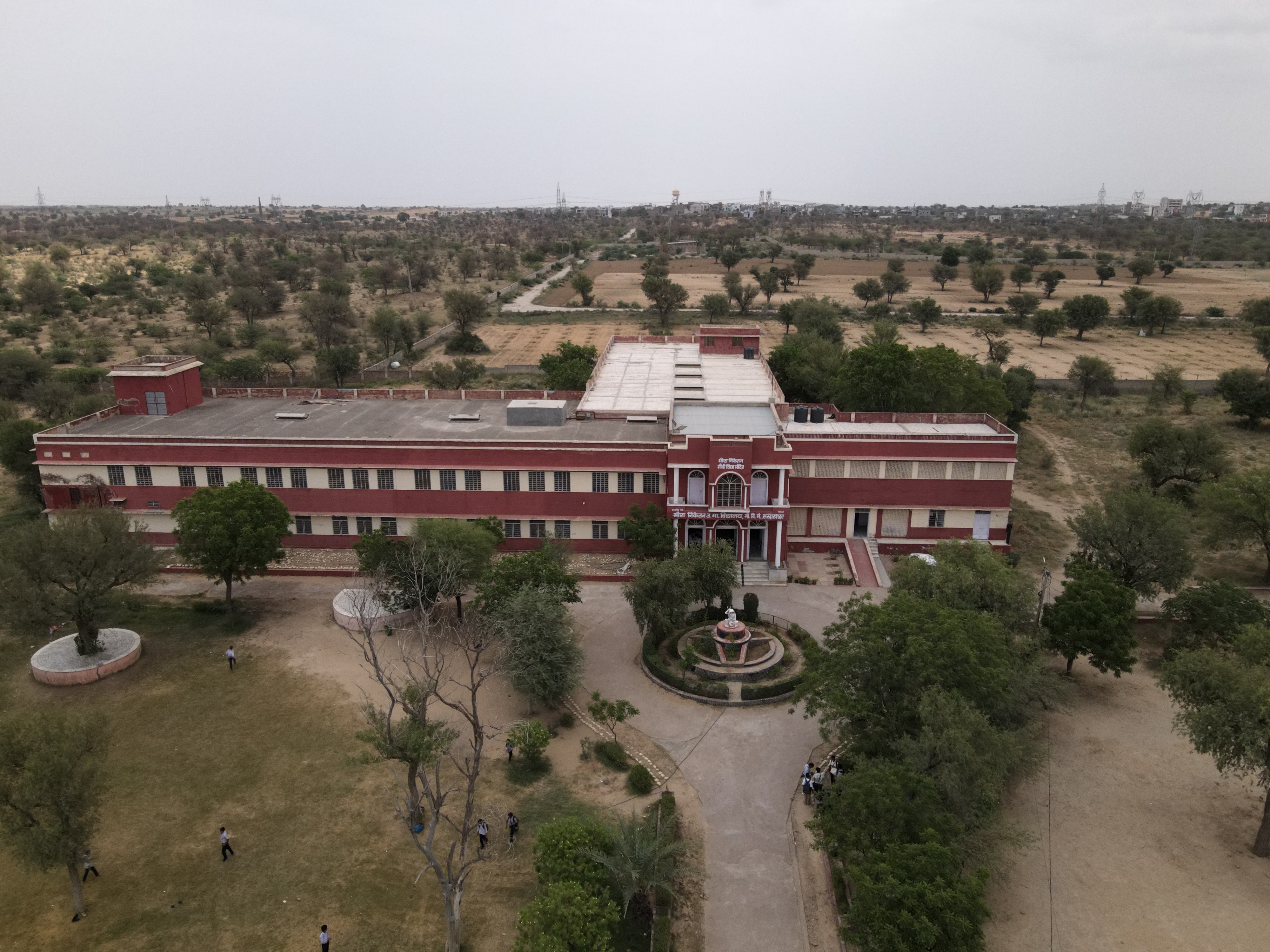 Meera Niketan School aerial view
