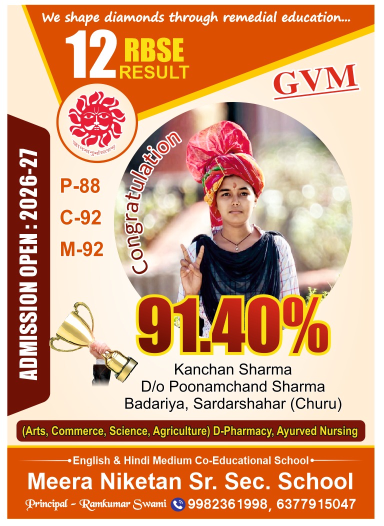 Meera Niketan student result